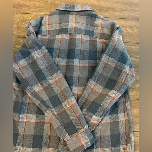 Brixton Long Sleeve Flannel Shirt Size M Great Condition - Picture 3 of 5